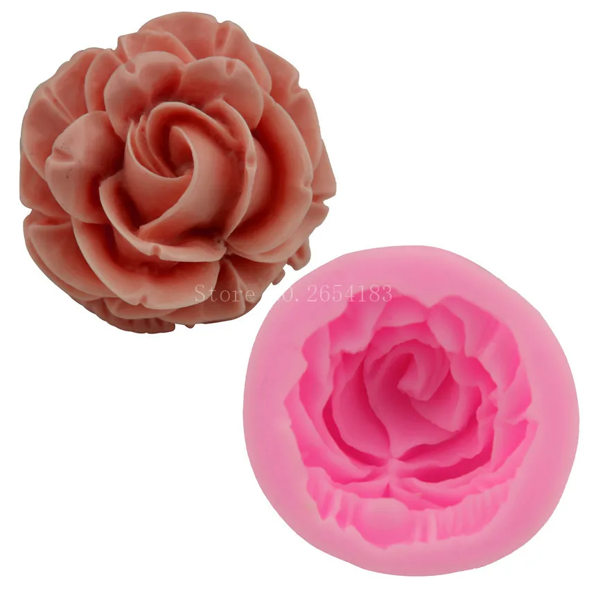 Rose Flowers Silicone Mold DIY Baking Tool, Handmade Soap Candy