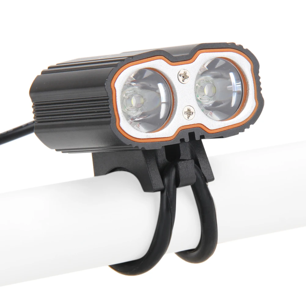 Bicycle Handlebar Bike Front Lighting 2x XM L T6 USB Rechargeable
