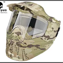 Подробные сведения о военный Пейнтбольный боевой полный уход за кожей лица маска EMERSON Тактический анти-удар маска Мультикам EM6603A MC-без перевода