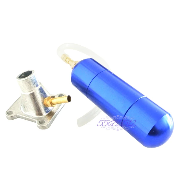 Intake Manifold Power Boost Bottle Fit for 2 Stroke 30 to 80 cc Mini Pocket Bike Motorized Bicycle