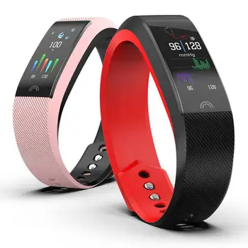 

F6 Color Screen Smart Bracelet Heart Rate Blood Pressure Monitoring Multi-Sports Mode IP68 Waterproof Wristband For ANDROID,iOS