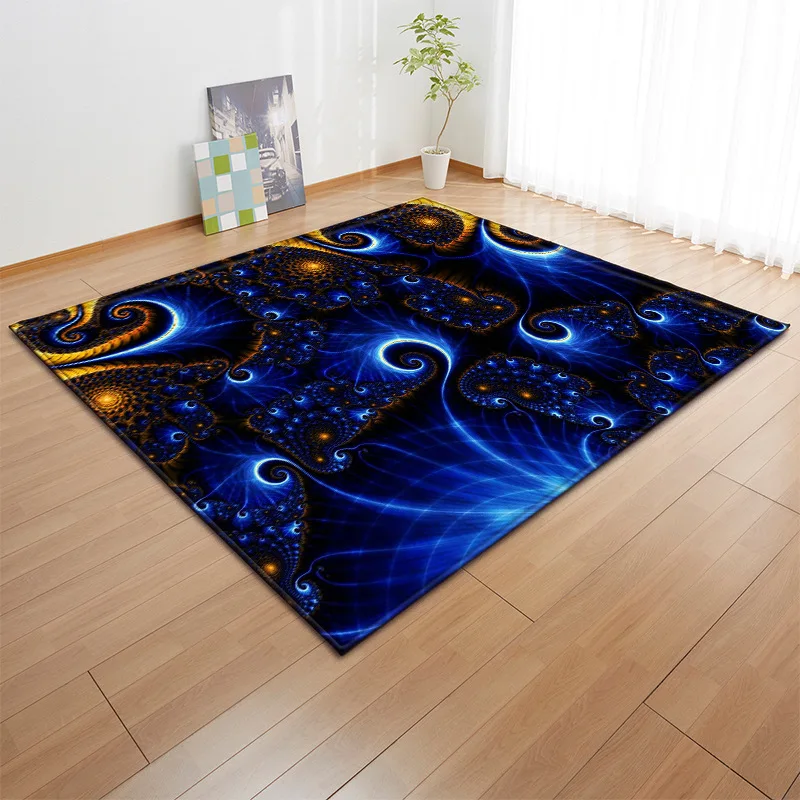 

Europe Type 3D Print Carpet Super Soft Flannel Home carpets for living room Bedroom Area Rugs Large Size Bedside burrito blanket