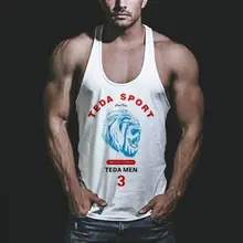 Мужчины серый Футболки Без Рукавов Хлопок Gym Спортом Бег Тис Майки Фитнес Muslce Стрингер Майки