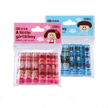 Набор канцтоваров для детей deli 0505 наборы карандашей детский карандаш Кепка пластиковая ручка студенческий карандаш Кепка карандаш Топпер