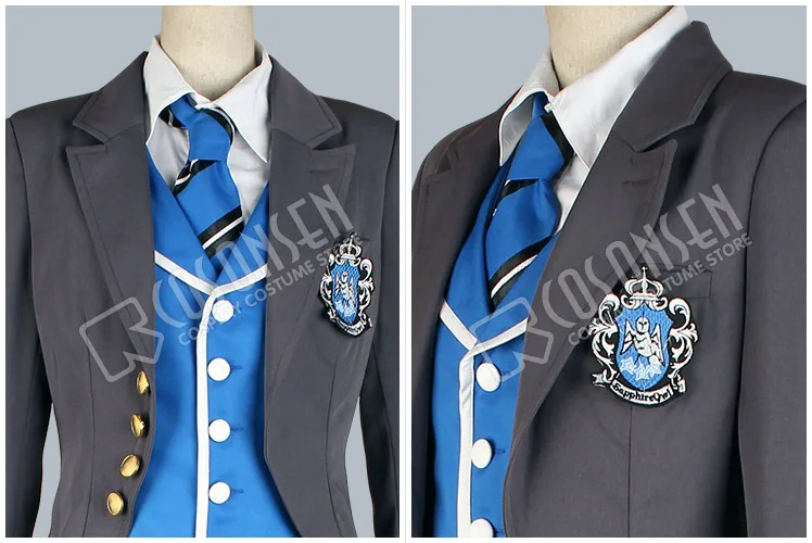 Косплей ONSEN Black Butler Lawrence Bluewer Rorence Школьная форма Костюм на заказ|school uniform cosplay|cosplay