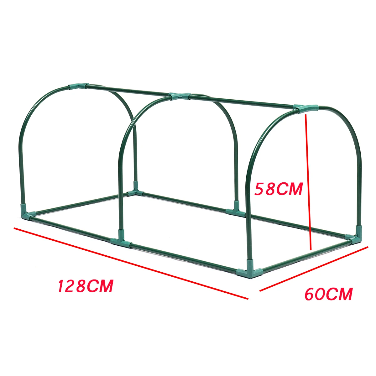 128X60X58 см съемная стальная рама растение открытого грунта крышка молния сад теплица ПВХ теплый сад Бытовая растительная теплица крышка