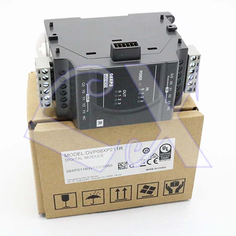 

Delta Original Full New DVP08XM211N 8DI Digital I/O Expansion Module in box