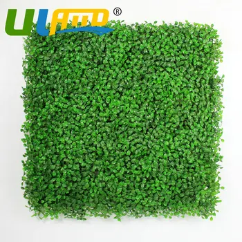 

ULAND Artificial Hedges Panel 3QM Outdoor Greenery Wall Plastic Privacy Fence Garden Decorations 12pcs 20"x20"