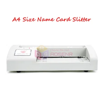 

A4 size 90x54mm Automatic Name Card Slitter Business Card Cutting Machine Name Card Cutter