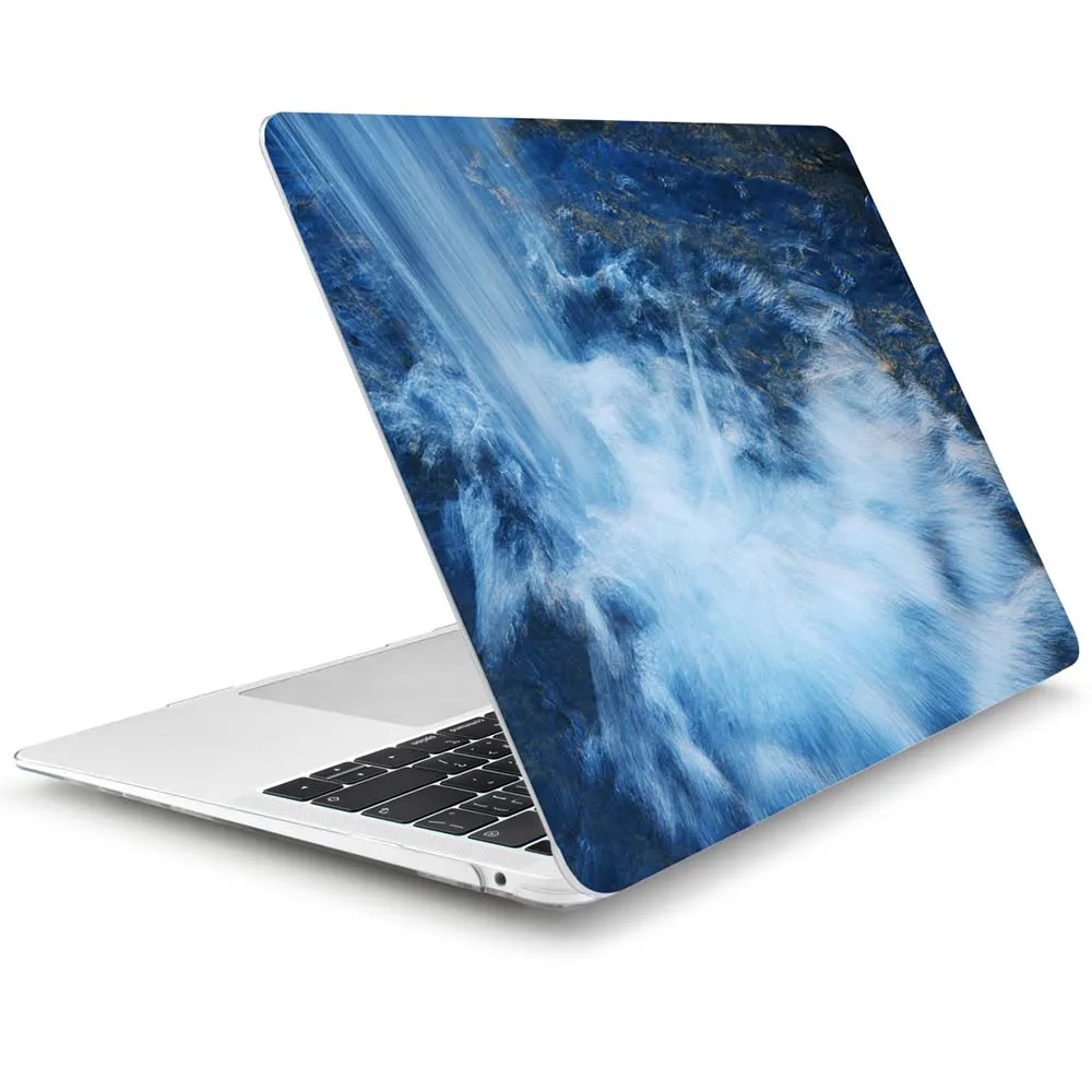 Для Macbook Pro 13 15 чехол для ноутбука с сенсорной панелью для MacBook Air Pro retina 12 13,3 1" Модный Твердый чехол с мраморным принтом - Цвет: J199