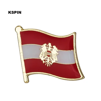 

Austria flag badge pin lapel pin 100pcs a lot Brooch Icons KS-0020