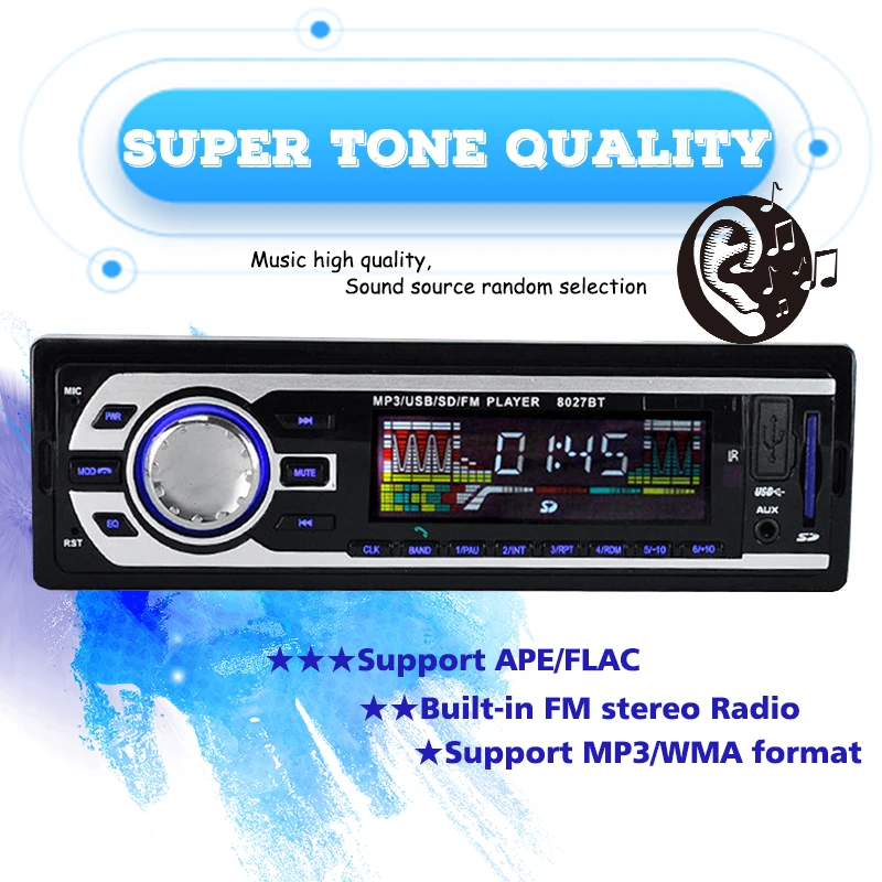 SD USB Car-Charger Autoradio FM Tuner Car Radio Player 12V Kits Stereo 1 DIN Bluetooth AUX MP3 car Audio SD USB Car-Charger Autoradio FM Tuner Car Radio Player 12V Kits Stereo 1 DIN Bluetooth AUX MP3 car Audio