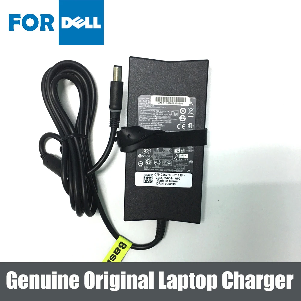 Genuine Original 19.5V Power Supply 90W AC Adapter Charger for DELL