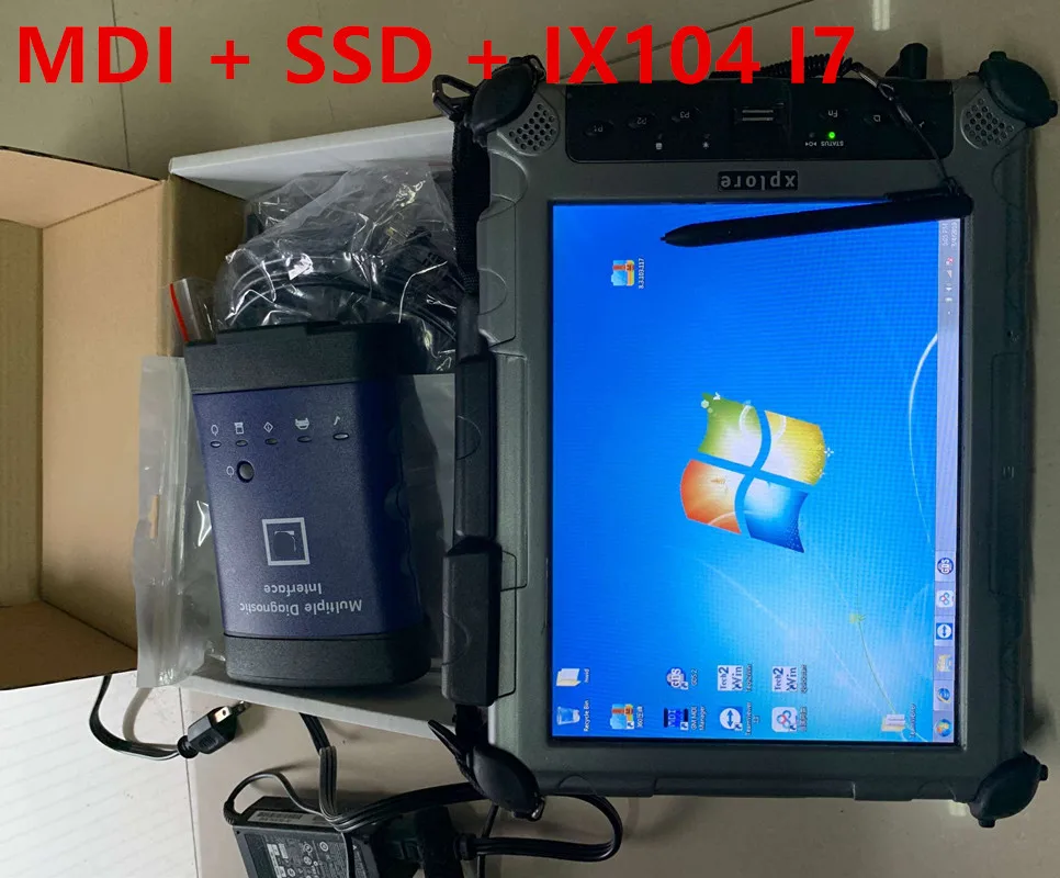 

ix101 i7 laptop with 480GB SSD ready to use New multiple diagnostic interface G-M Scanner G/M MDI with GDS2+TECH2WIN