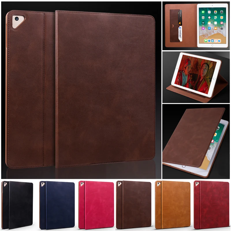 

Luxury PU Leather Shockproof Case for Apple iPad Pro 10.5 Bessiness Retro Flip Stand Smart Cover for iPad Pro 10.5