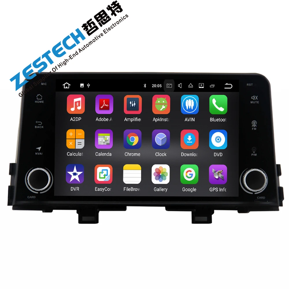Discount 8 inch full touch screen android 7.1 car dvd player for Kia Morning/Picanto 2016 2017 with radio gps audio car multimedia system 2