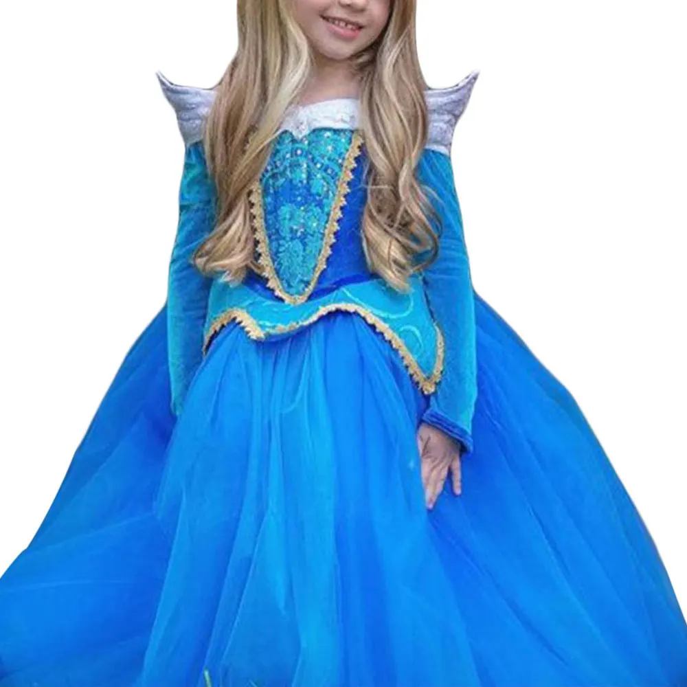 

One-Piece Dress Children Beautiful Girl Dress Kids Party Costume Gift Kids Clothing