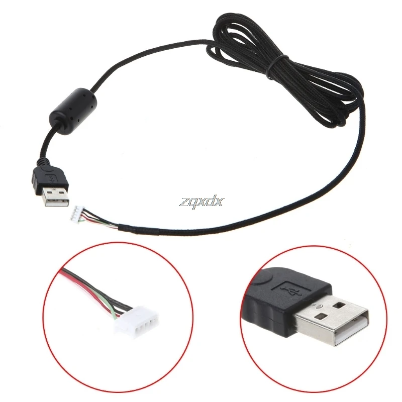 USB Mouse Cable Line Replacement Wire for G5 G500 special
