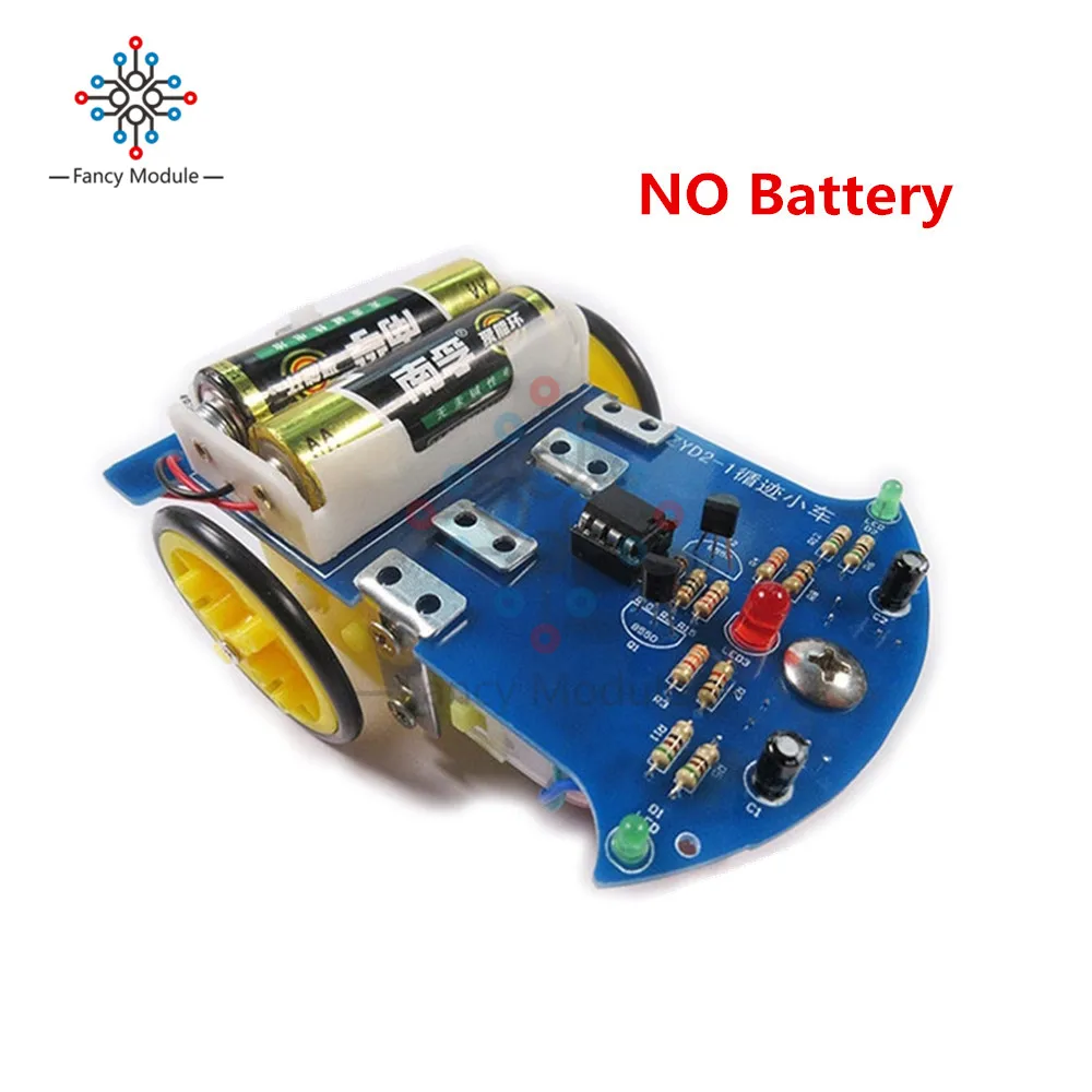 

D2-1 Smart Robot Car kits Tracking Car Photosensitive Robot Parts DIY Electric Toy