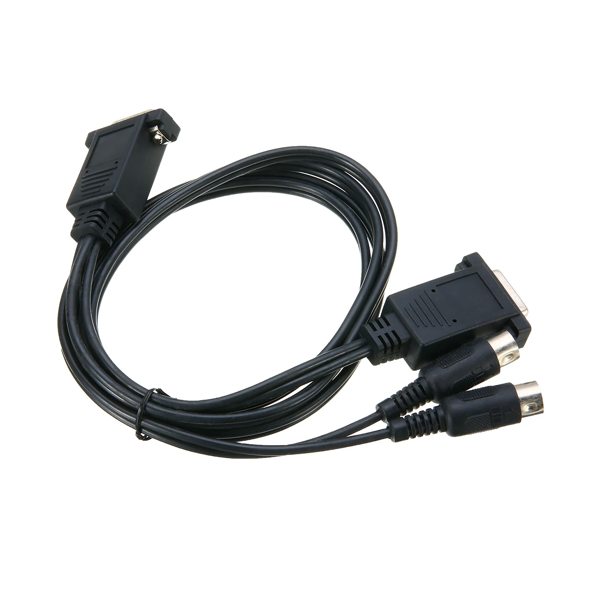Mayitr MIDI To Joystick Game Port Audio Cable DB15 5 Pin DIN Wire Cord 1.8m Electronic keyboard Audio Cable