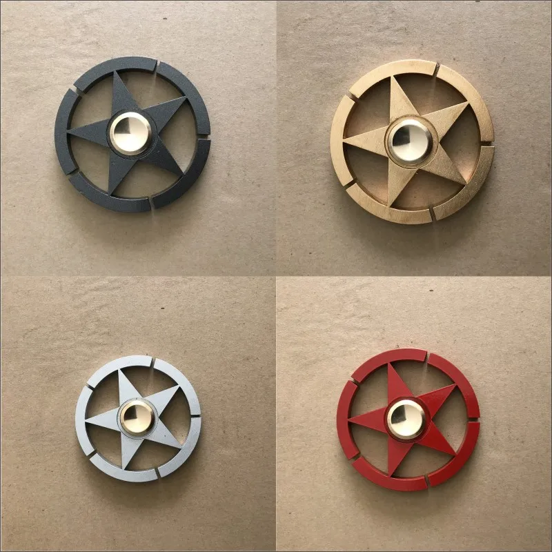 

Round Hand Spinner Anti Stress Fidget Toys Fingertip Gyro Decompression Fidget Spinner Cool Gifts rotation time beyong 6 minutes