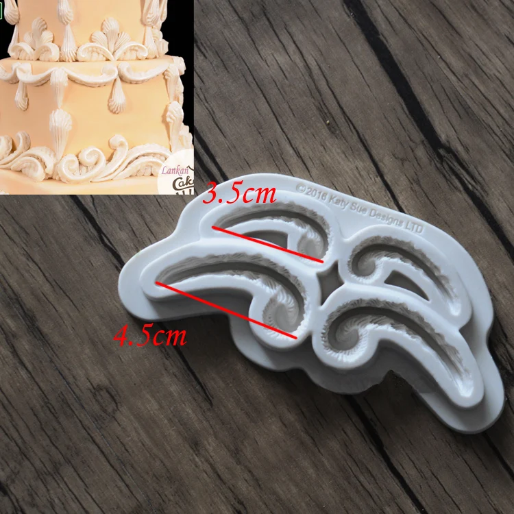 European Relief Lace Cake Mold Cake Border Fondant Cake Molds Chocolate