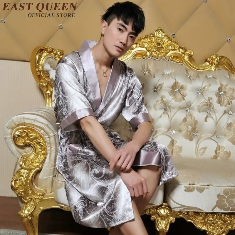 Халат, Мужская пижама с драконом, мужской халат в китайском стиле, мужской халат, мужские шелковые банные халаты, Банные мужские халаты AA847