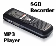 Digital sound recorder PRO 8GB 650Hr USB Digital Audio Voice Telephone Recorder Dictaphone MP3 Player Free Shpping