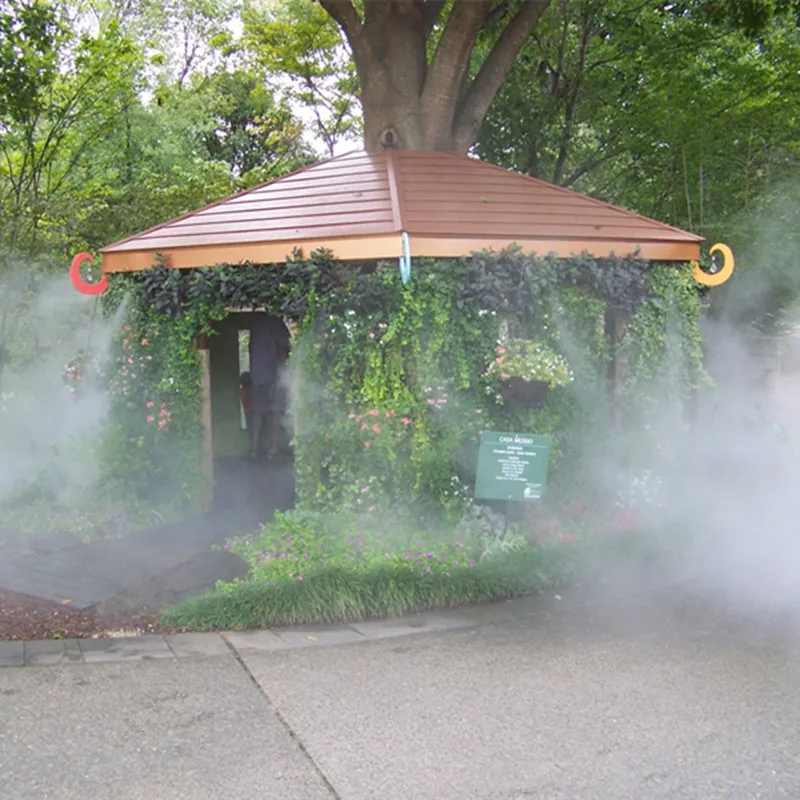

E195 mini misting system pump for cooling 0.2L/min with 6pcs filter misting nozzles