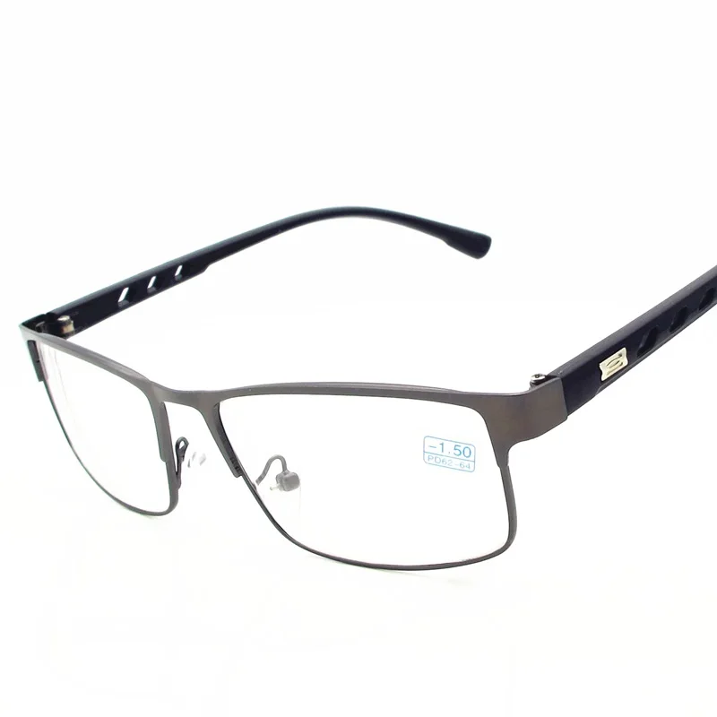 Gafas SWOKENCE Diopter-1,0 a-6,0, gafas de miopía terminadas para hombres y mujeres, gafas de marco de aleación de moda para productos finales de miopía f174