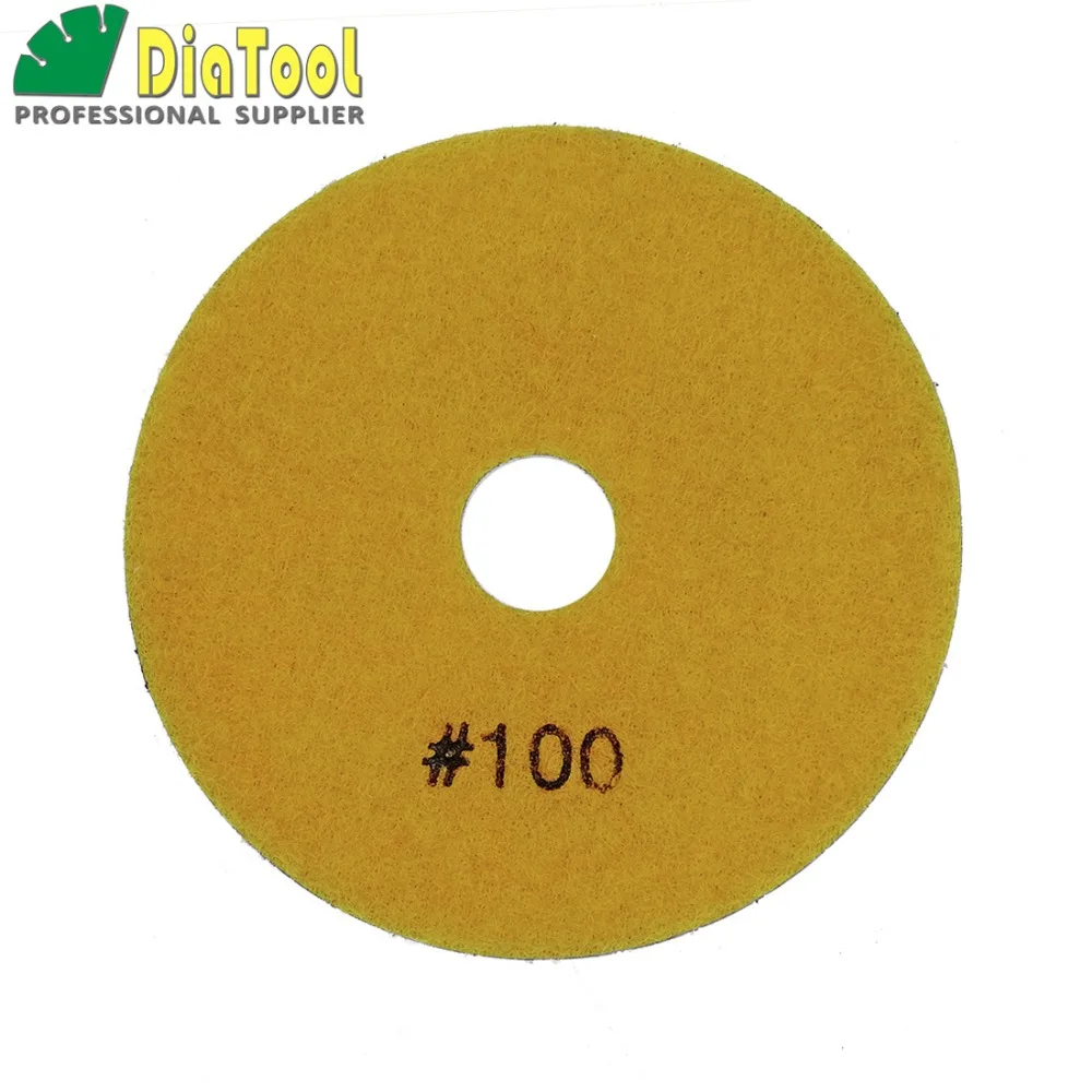SHDIATOOL 10 шт диаметр 4 &quot/100 мм зернистость #100 алмазные гибкие влажной полировки