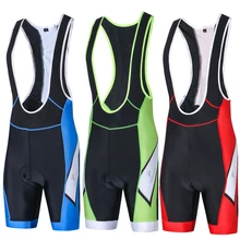 Мужская верхняя одежда велосипедный короткий нагрудник велосипед Велоспорт 3D мягкий для езды нагрудник шорты S-3XL 3 цвета Велоспорт нагрудник шорты