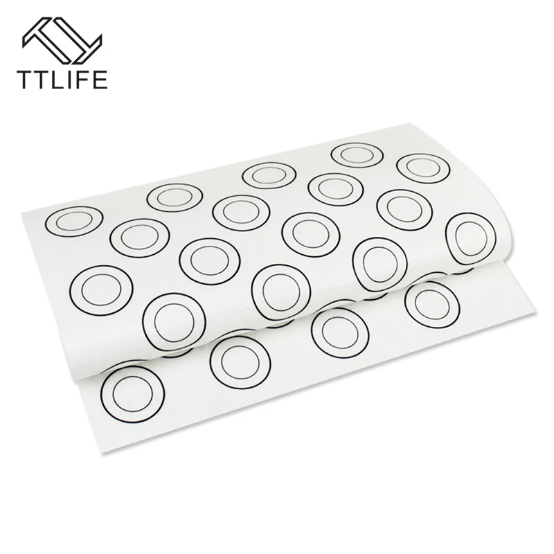TTLIFE Baking DIY Large Size 40*30CM Pat Heat Insulation Non Stick Silicone Baking Mat Oven Pat Dough Pad Bakeware Kid Table Mat