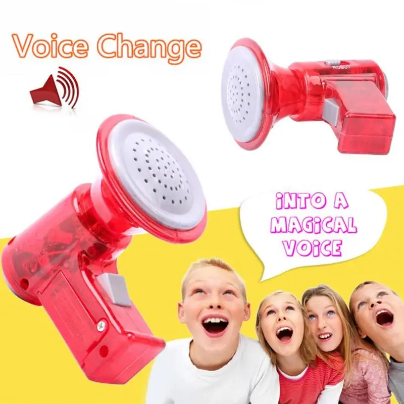 Портативный Voice Changer детей мини-забавные громкоговоритель домофон электронные игрушки детские развивающие игрушки