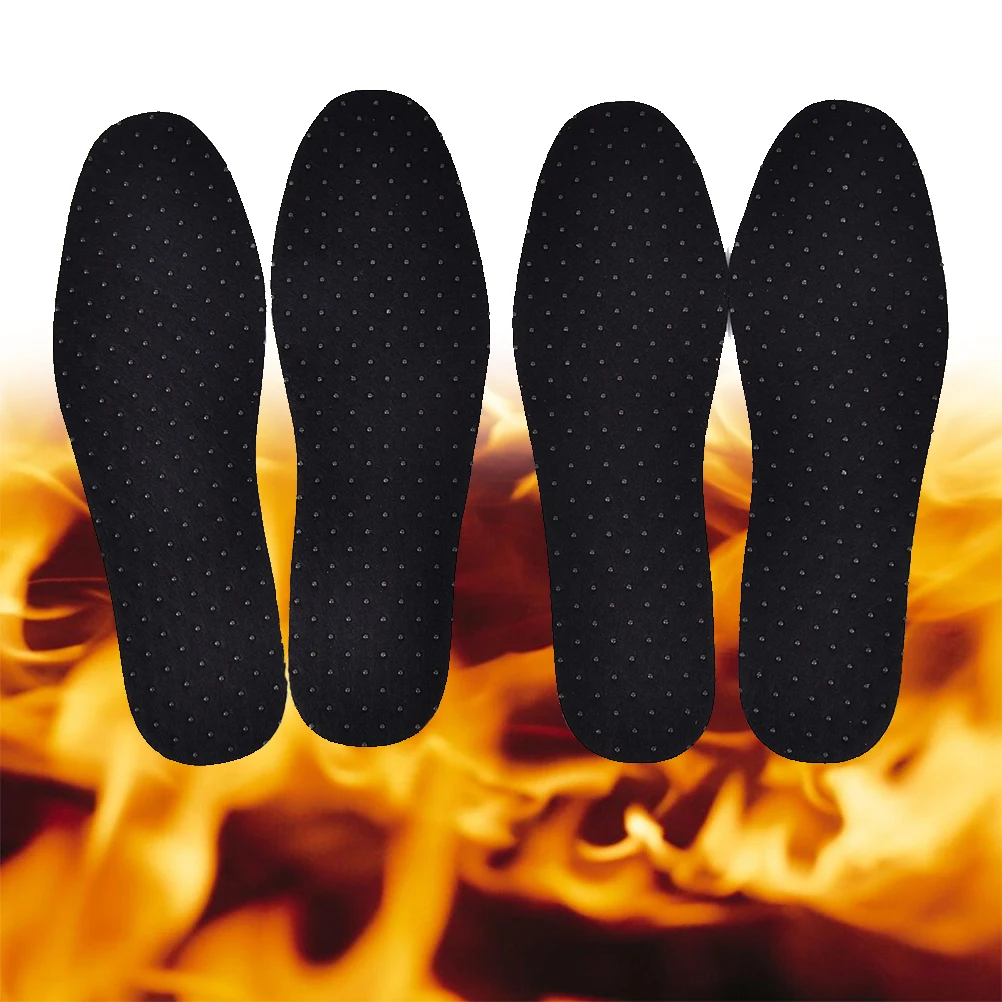 1Pair Warm Shoe Pad Heating Foot Massage Insole Far Infrared