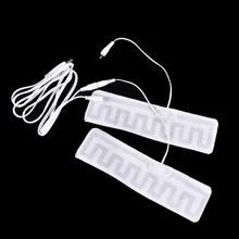 4,5 см* 20 см 5 В USB с подогревом стельки перчатки с подогревом из углеродного волокна с подогревом колодки горячий компресс плечо колено Талия