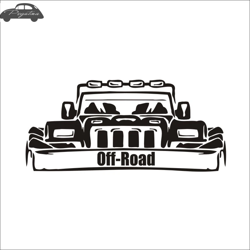 Pegatina Car 4x4 Off Road Racing Flag SUV Service Sticker Car Decal Posters Vinyl Wall Decor Mural Sticker