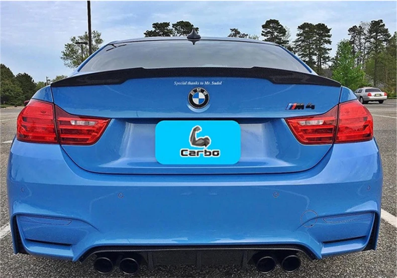 Спойлер HLONGQT из углеродного волокна для BMW 4 серии F82 M4 2013.2014.2015.2016.2017