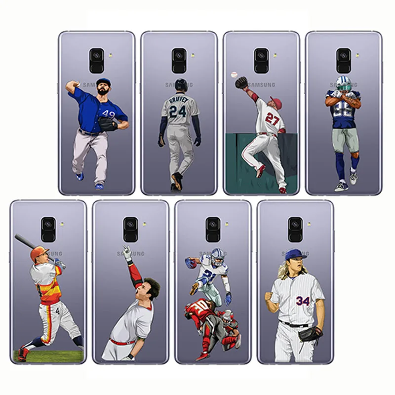 

soft silicone phone cases cover baseball cartoon Bryce Harper for Samsung Samsung A3 2014 A6 A8 A9 2018 A7 2017 A8 Plus 2018