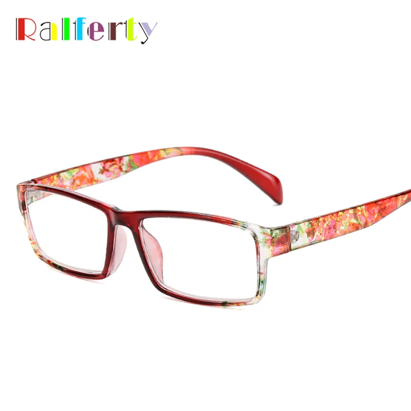 Ralferty, ретро очки для чтения, женские, Анти-усталость, Пресбиопия, очки с цветочным принтом, диоптрийные очки, A9883-1+ 1,0 1,5 2,0 2,5
