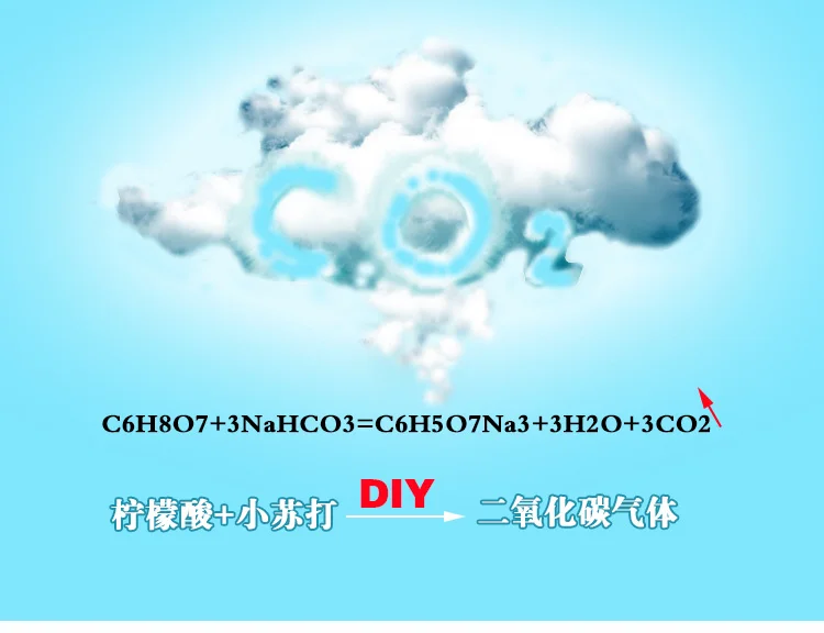 800g Citric acid and Baking soda Canister for DIY Bottle, Generator, Aquarium CO2 Regulator, carbon dioxide