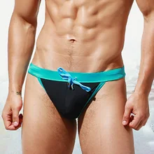 Плавательные мужские трусы, бикини, купальные плавки для геев, купальный костюм, шорты, Мужской купальный костюм ZJ55