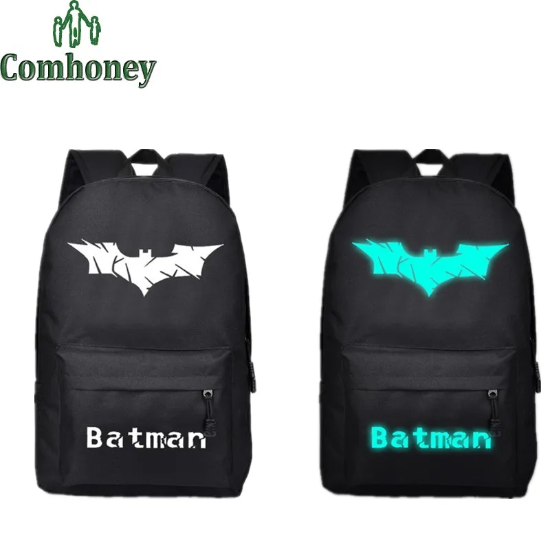 Mochilas Batman para adolescentes chicas chicos mochila luminosa The  avengers Iron Man School Kids mochila mujer bolsos de hombro|kids school  backpack|school backpackkids school - AliExpress