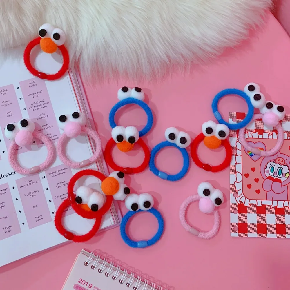 Seame Streetaimo ELMO плюшевая игрушка Косметика веревка для волос аксессуары Розовый