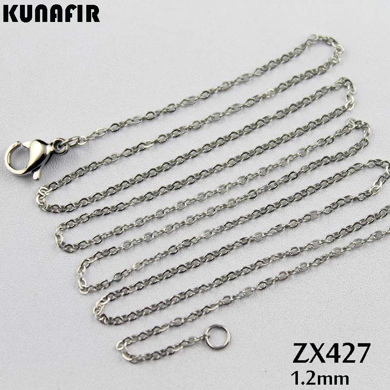 Цепочка женская из нержавеющей стали 316L 1 2 мм 20 шт.|jewelry urns|jewelry divajewelry poems |