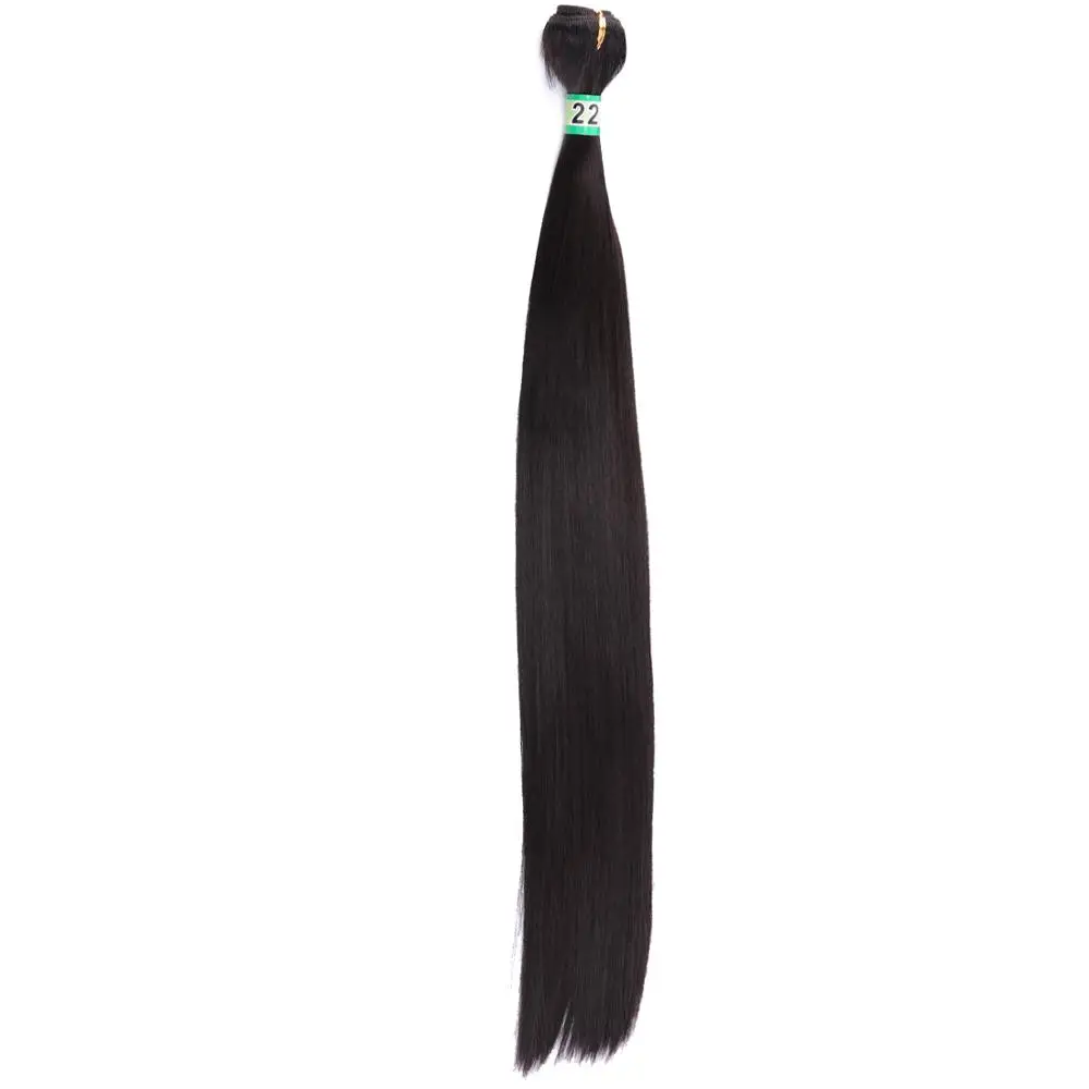 FSR 16-26 дюймов, 100 г, цельные прямые волосы в пучке, мягкие прямые волосы Yaki для наращивания, термостойкие синтетические волосы - Цвет: #2