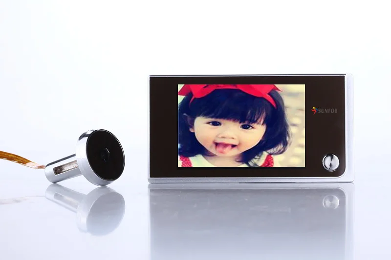 

Wide Angle 3.5 inch LCD Color Screen Digital Peephole Viewer Resolution of 480*320 Digital Door Viewer Free Shipping