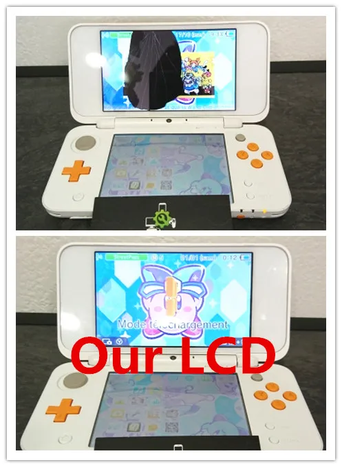 Оригинальный новый топ LCD Замена для нового 2DS XL LL | Электроника