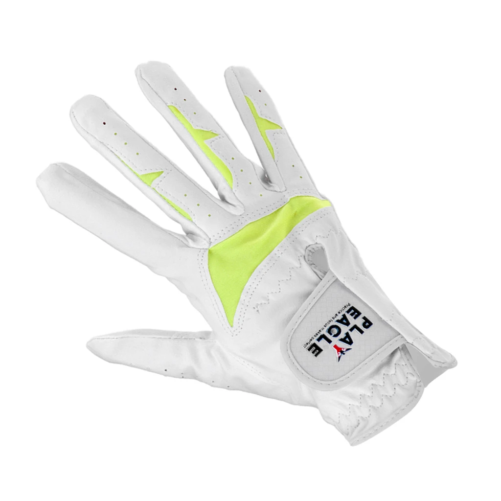 High-performance Women Ladies Golf Single Glove Right / Left Hand Pro Soft Breathable Microfiber PU Sweat Absorbent Glove