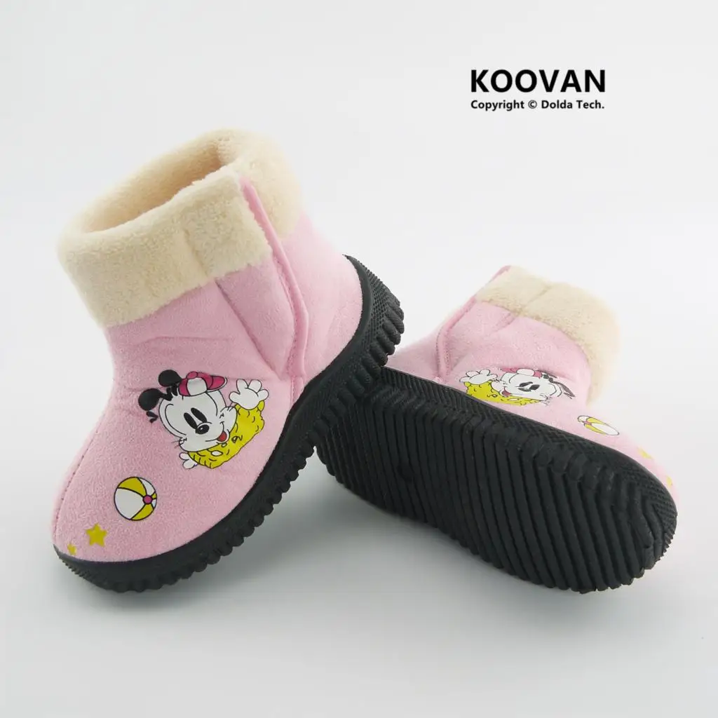 Koovan/Детские ботинки 2019 Новый стиль девочка принцесса теплые зимние для собак